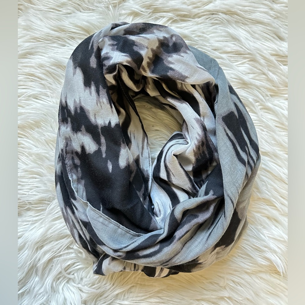 Soft polyester infinity scarf